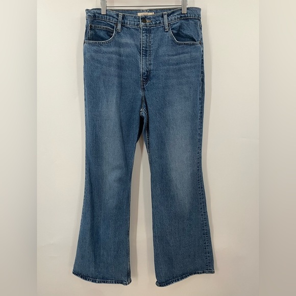 Levi's 32x33 70's High-Rise Flare Vintage Fit Women 0899 Jeans Denim premium - Picture 2 of 11